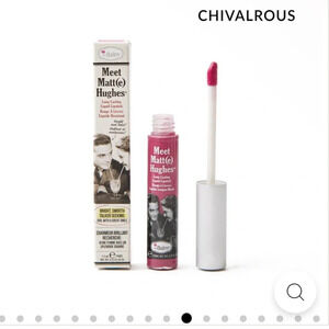 New in Box theBalm Meet Matt(e) Hughes Long Lasting Liquid Lipstick Chivalrous